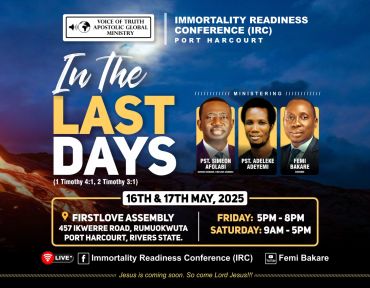 IRC PHC 2025 DAY 1 EXHORTATION